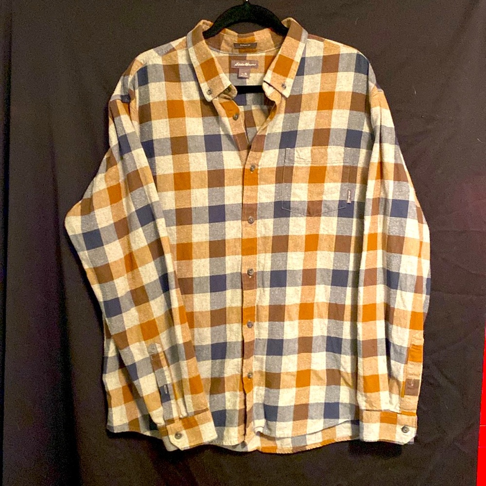 Eddie Bauer flannel long sleeve xl